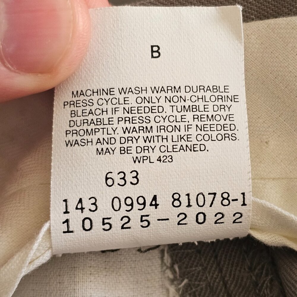 Dockers Dress Slacks Men Tag 36x32 Act 36x30 Gray Pleated Cuffed Vintage Pants - Picture 7 of 12